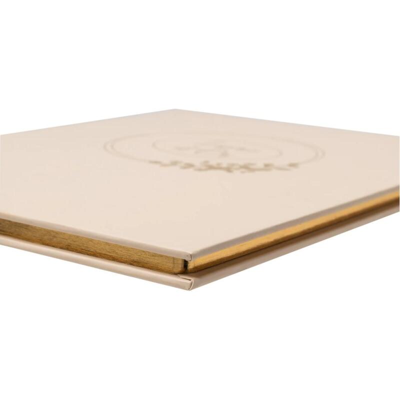 Livre d'or 100 pages tranche or Ringflower