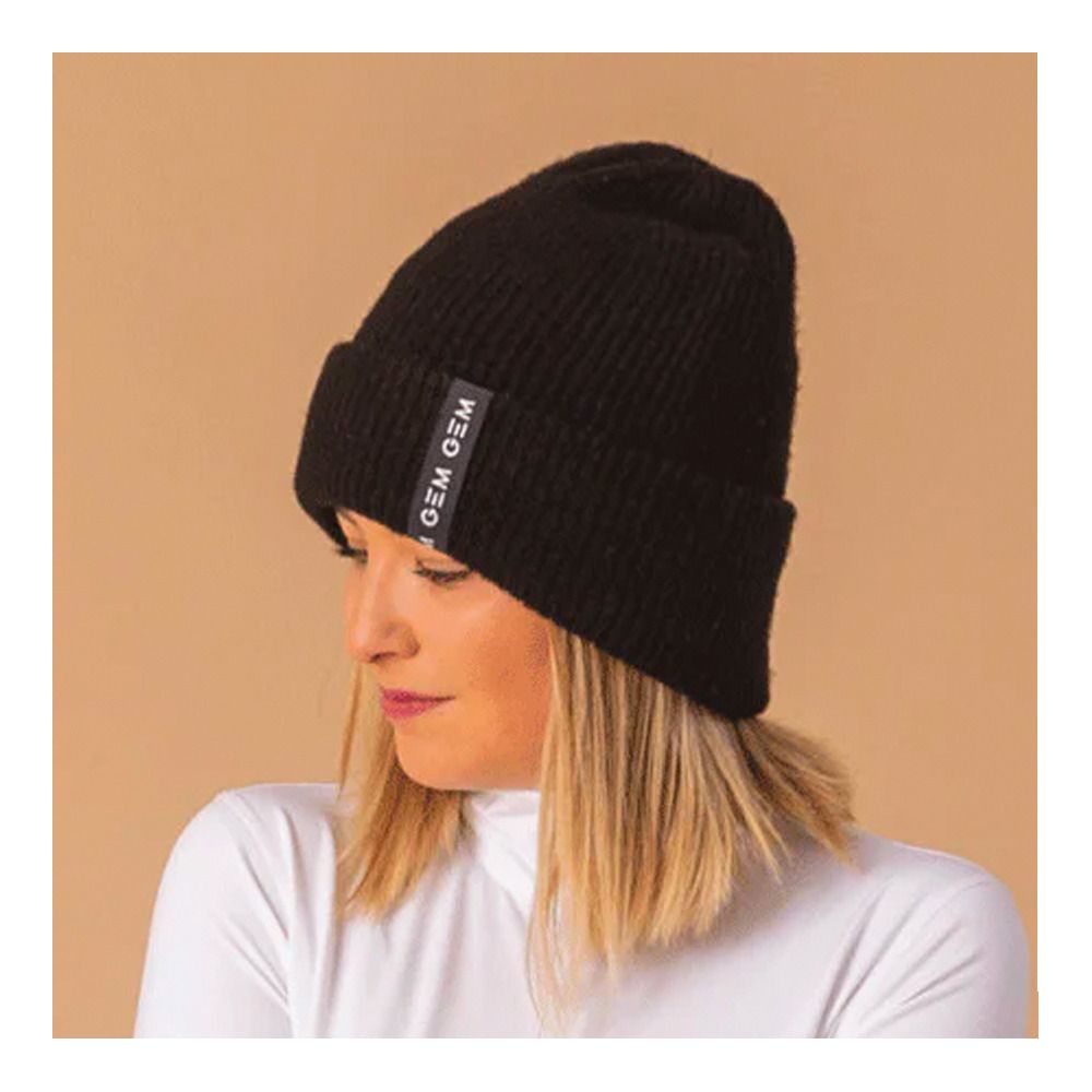 Gem BANDIT - Bonnet Femme noir