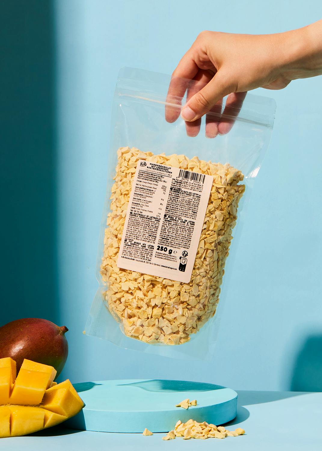 Mangogranulat mit lebenden Bakterienkulturen 250 g