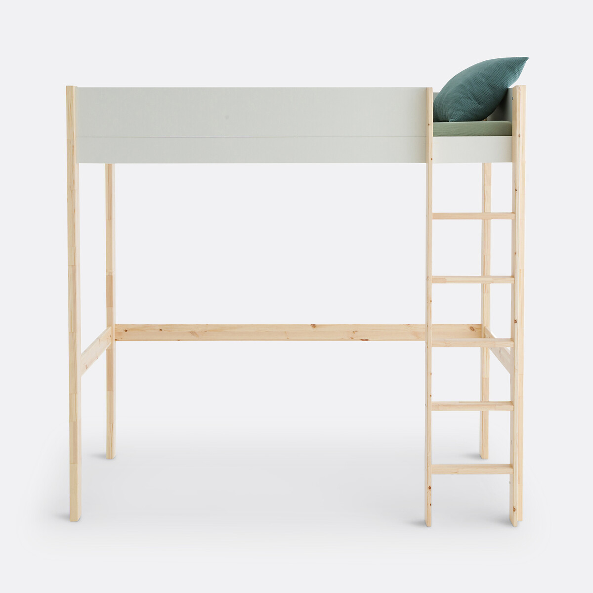 LA REDOUTE INTERIEURS<br>Cama mezanino, solteiro, pinho maciço, Meeting