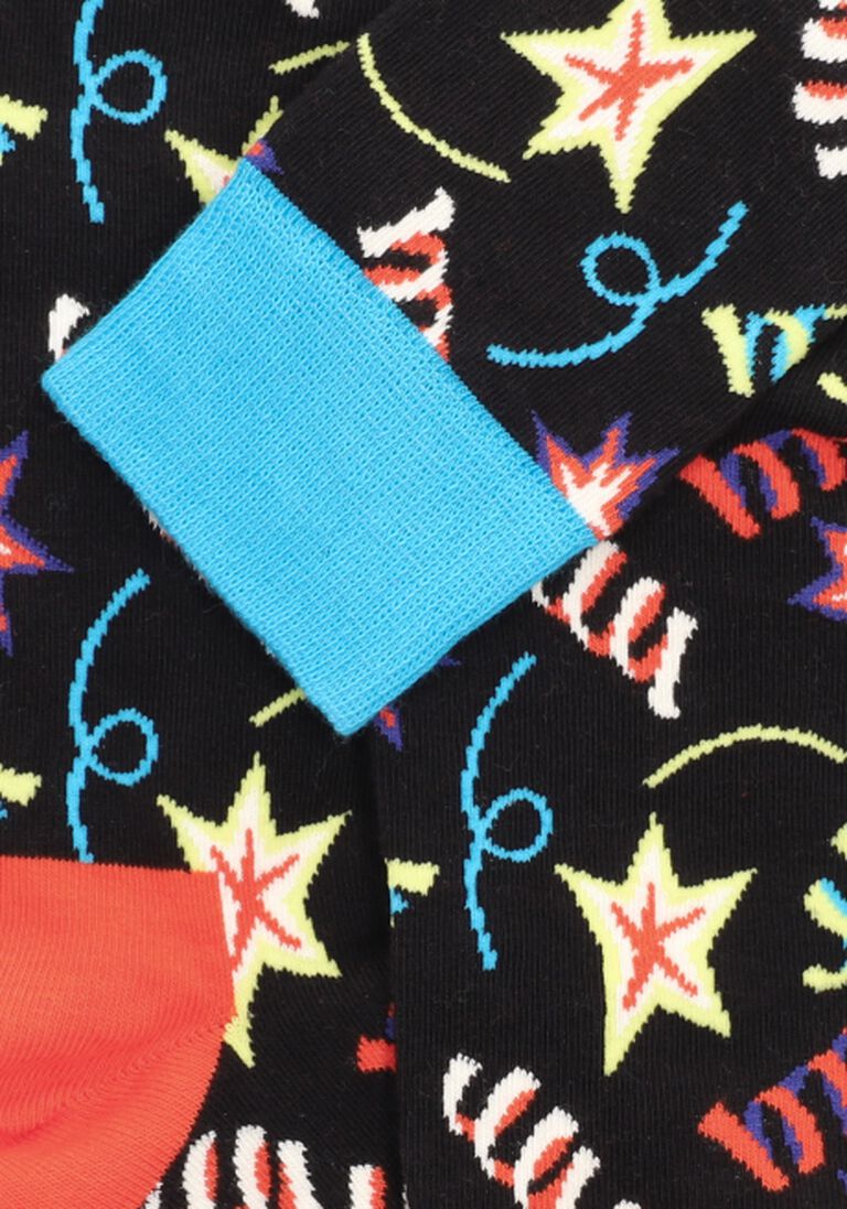 HAPPY SOCKS zwarte happy socks sokken party party