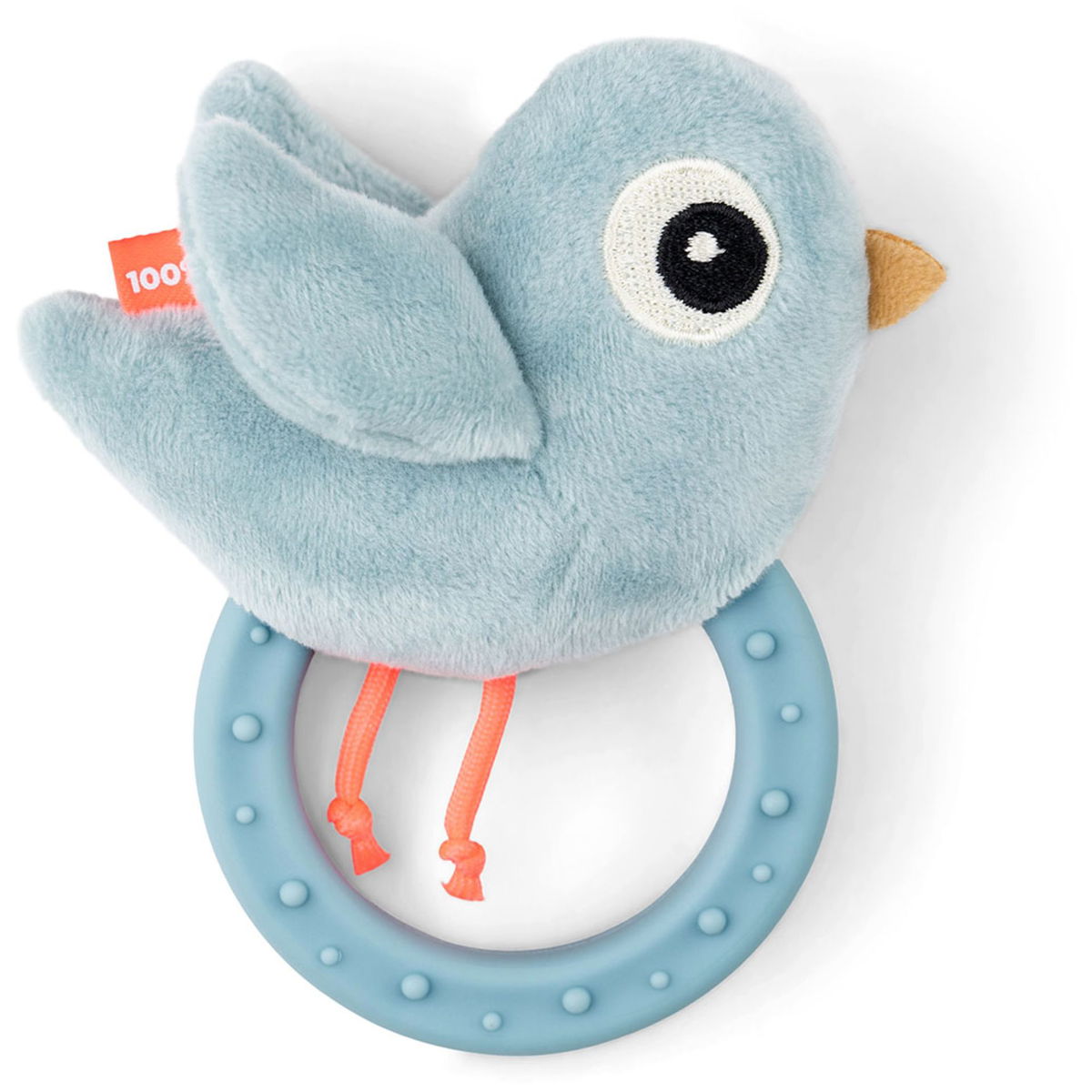 Done by DeerDone by Deer   Sensorische Rassel mit Beissring birdee blue