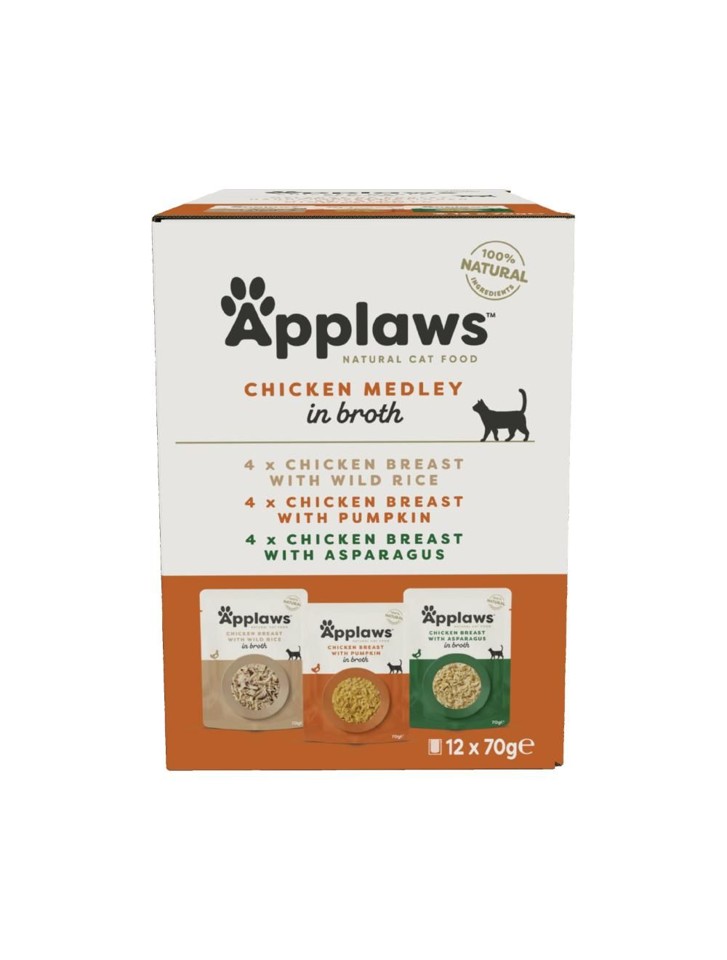Applaws - Multipakke Kyllingemix - 12x70g