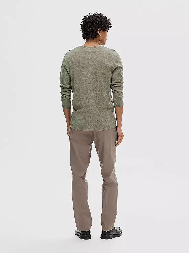 SELECTED Pullover SLHROME grün