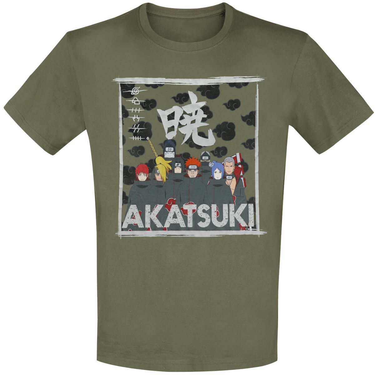 Akatsuki Clan | Naruto T-Shirt Manches courtes