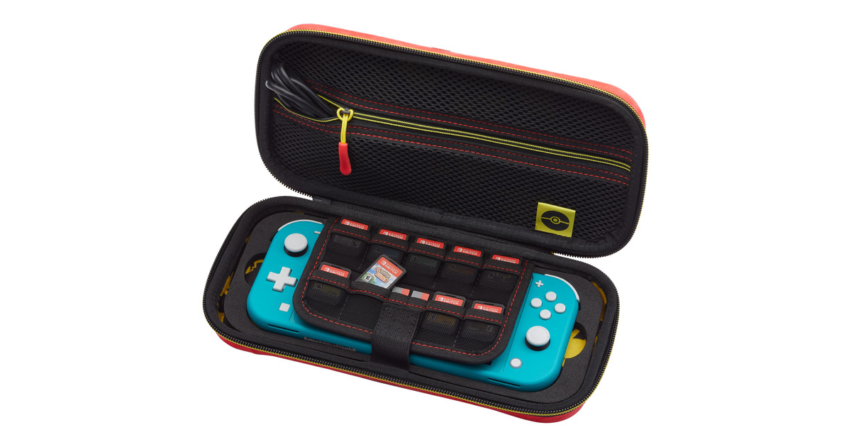 PowerAProtection Case for Nintendo Switch - Pokémon: Pikachu Jump tas  (Rood, Nintendo Switch - OLED Model, Nintendo Switch of Nintendo Switch Lite)