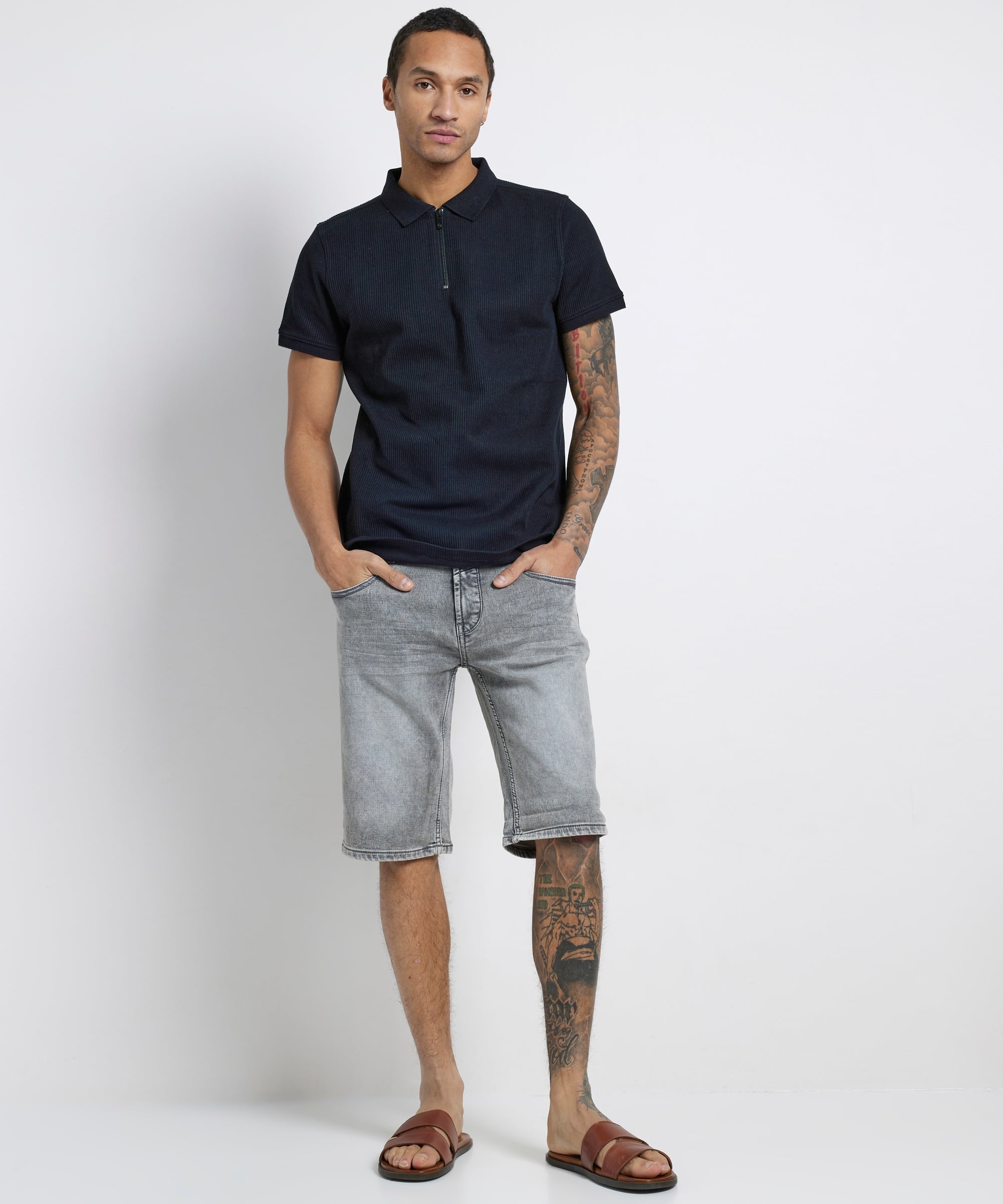 polo met gestreept design