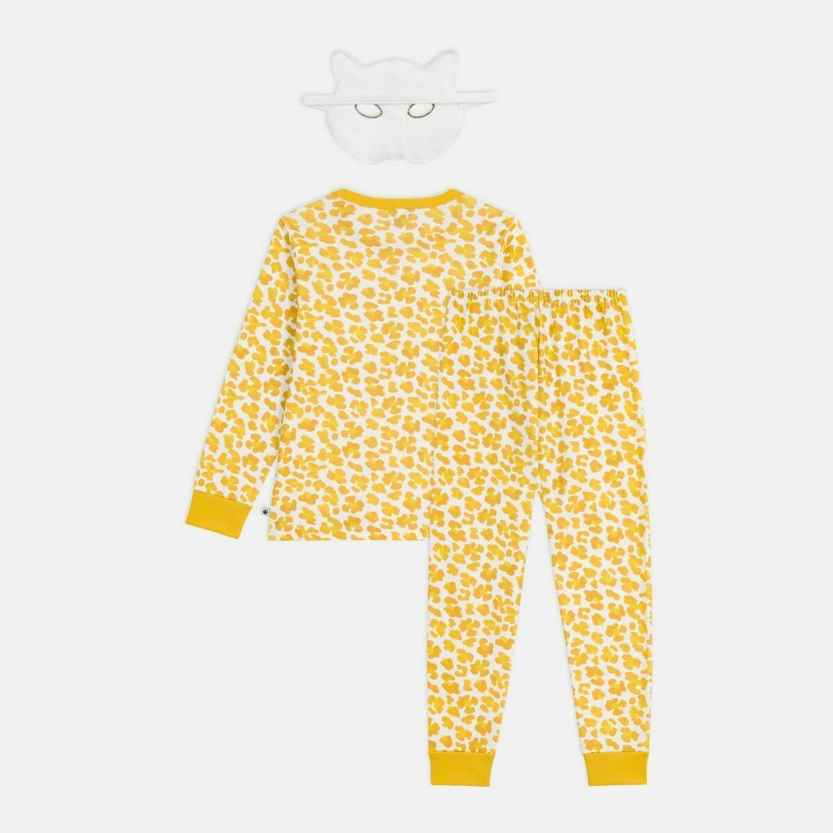 PETIT BATEAU<br>Pijama infantil de algodão com estampa de leopardo para crianças
