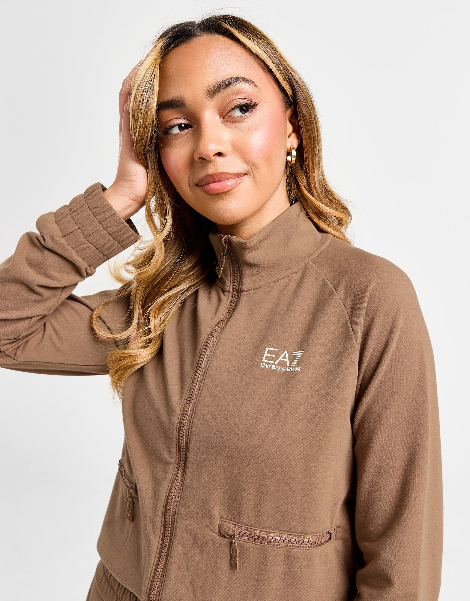 Emporio Armani EA7 Ensemble de survêtement Zippé Cargo Femme