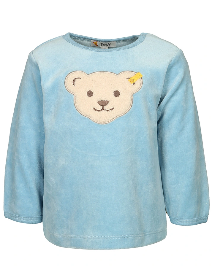 Nicki-Sweatshirt BASIC in hellblau