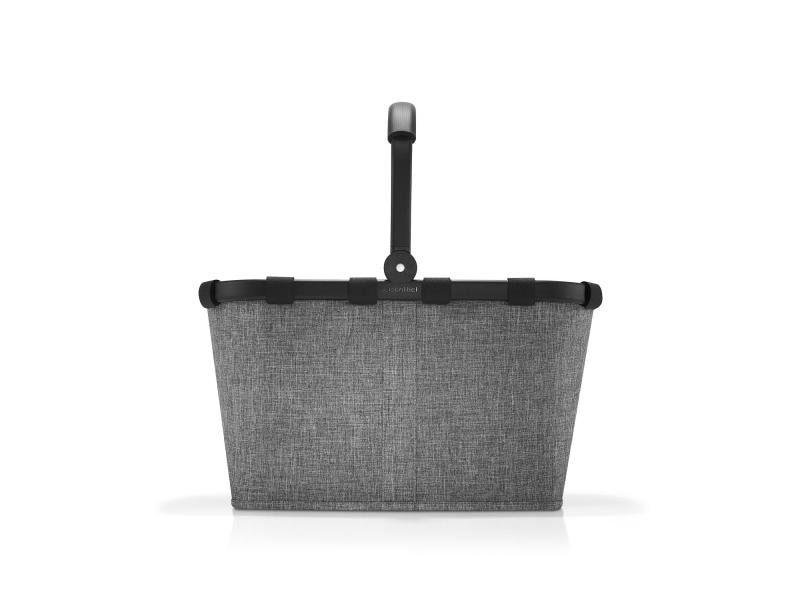 Reisenthel Einkaufskorb Carrybag Twist Silver Stillvoller Einkaufskorb für den täglichen Einkauf