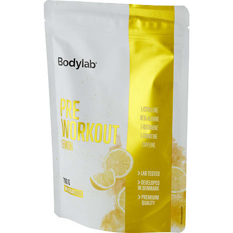 Pre Workout-pulver Lemon