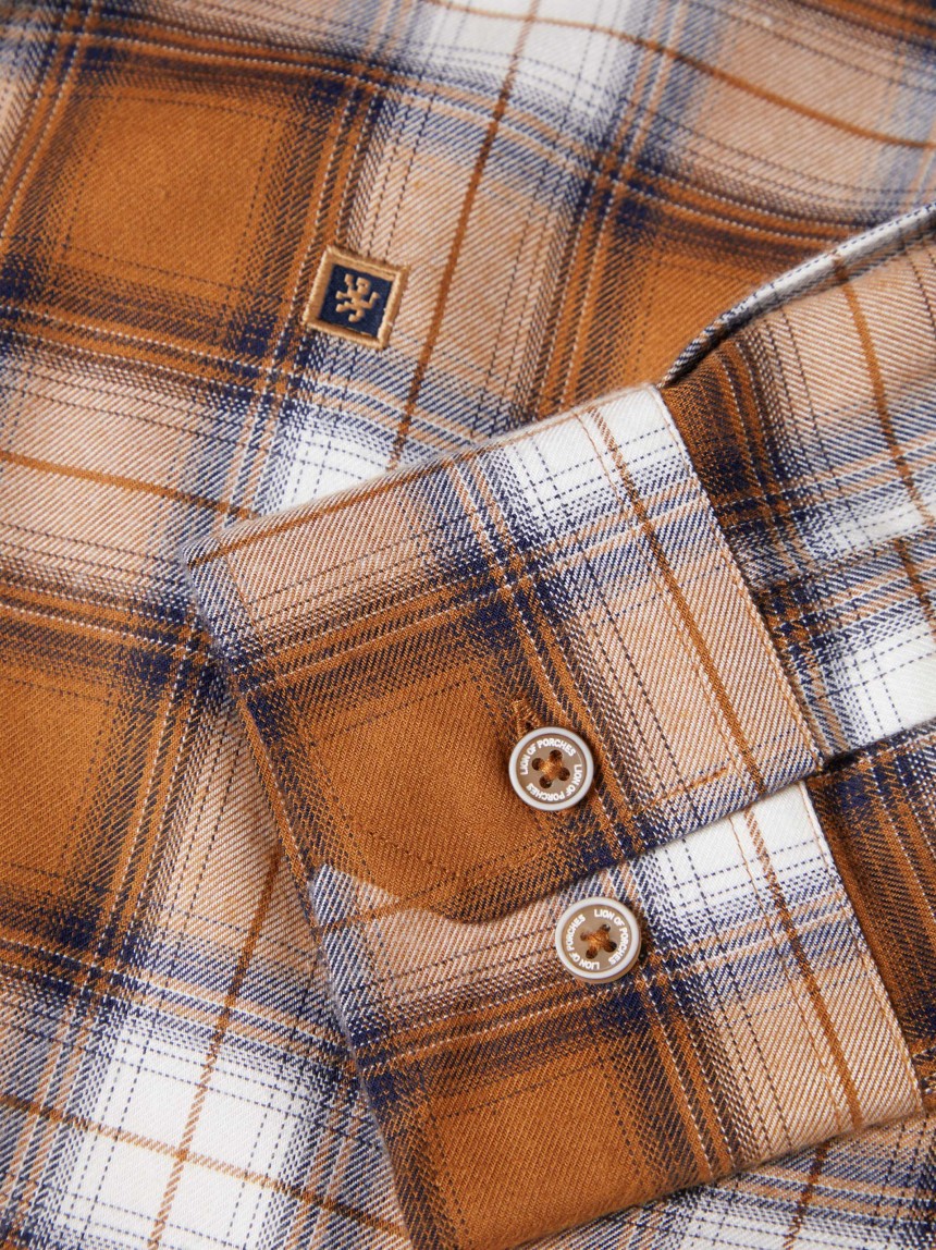 Camisa ao xadrez Regular Fit