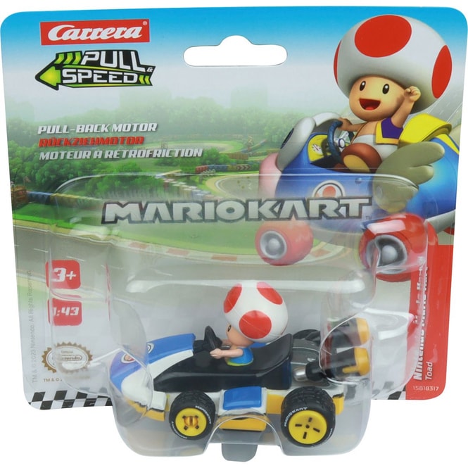 Super Mario - Carrera - Pull Speed Fahrzeug - 1 Stück