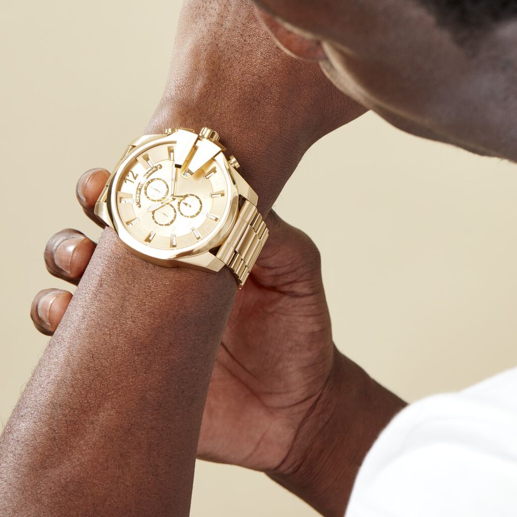 Montre Diesel Mega Chief Champagne