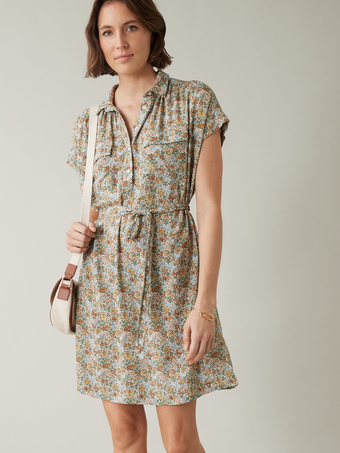 Robe col polo femme tissu Liberty - Limited Collection