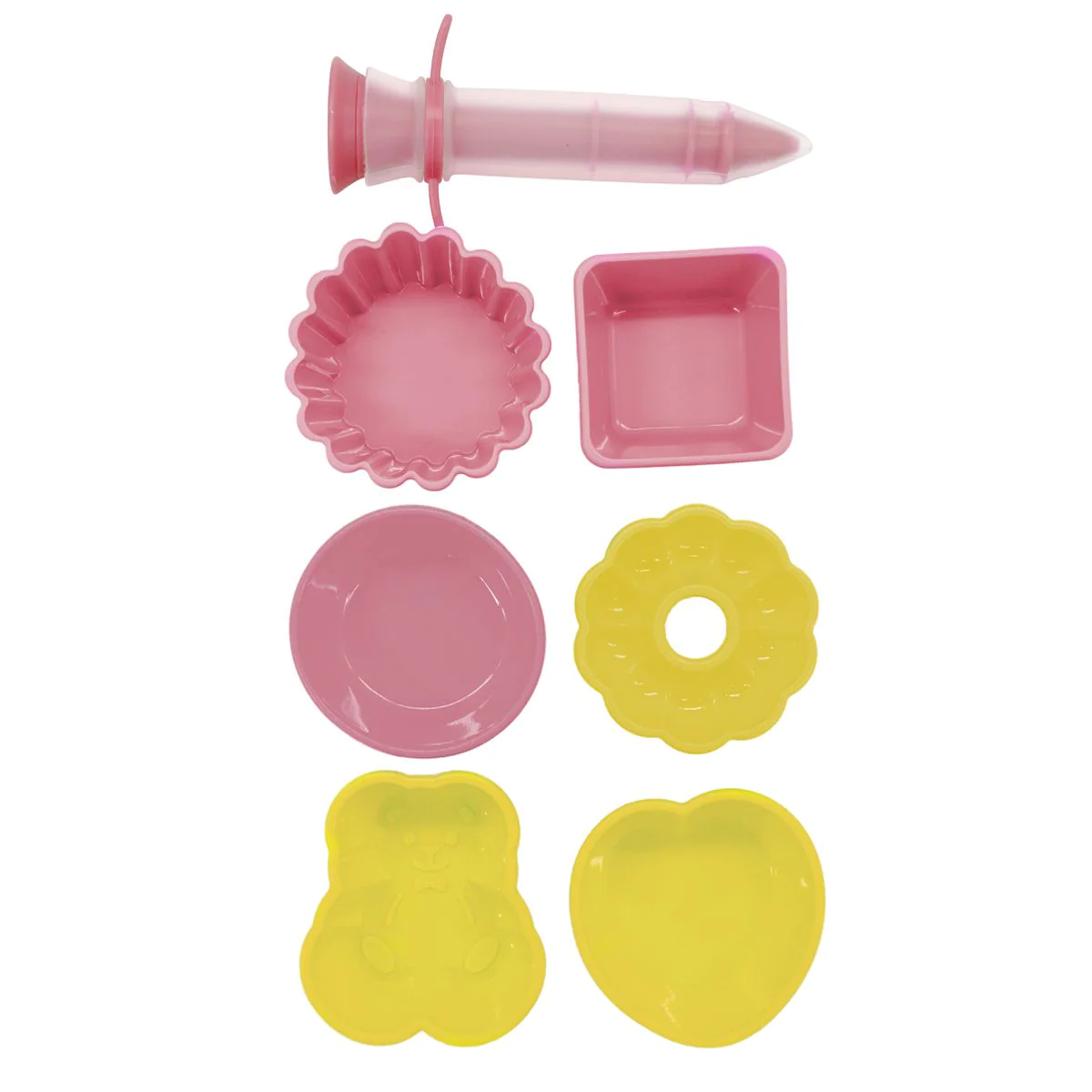 Set de 7 ustensiles de pâtisserie avec stylo de décoration et mini mou
