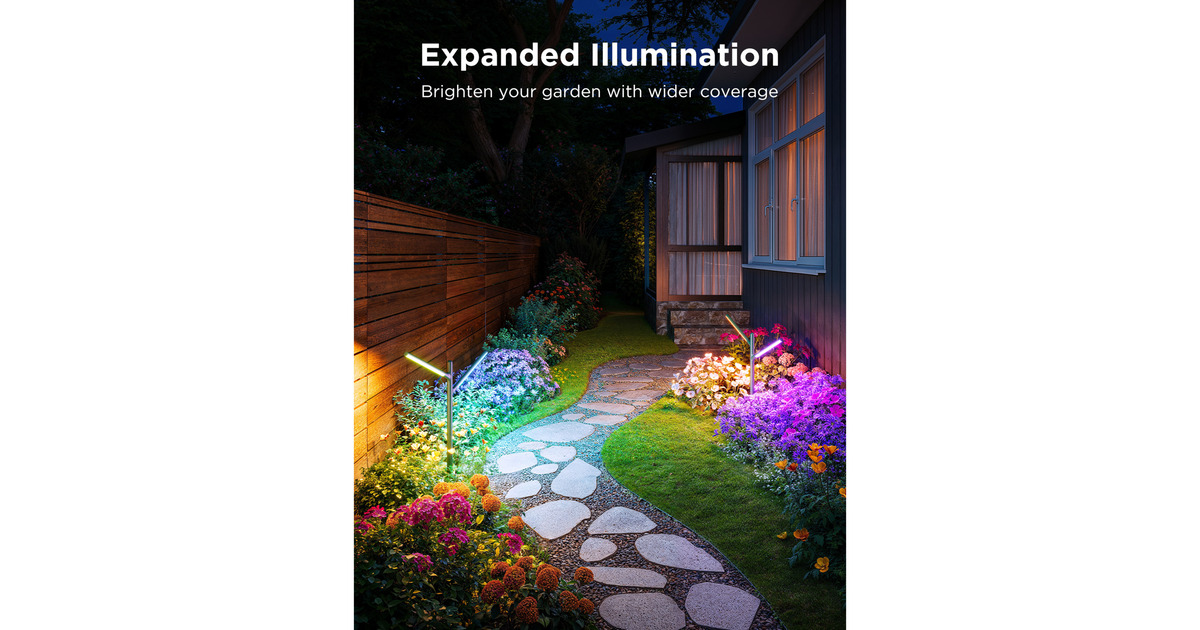 GoveeOutdoor Garden Lights - 2-pack sfeerverlichting  (2,4GHz-wifi + Bluetooth)