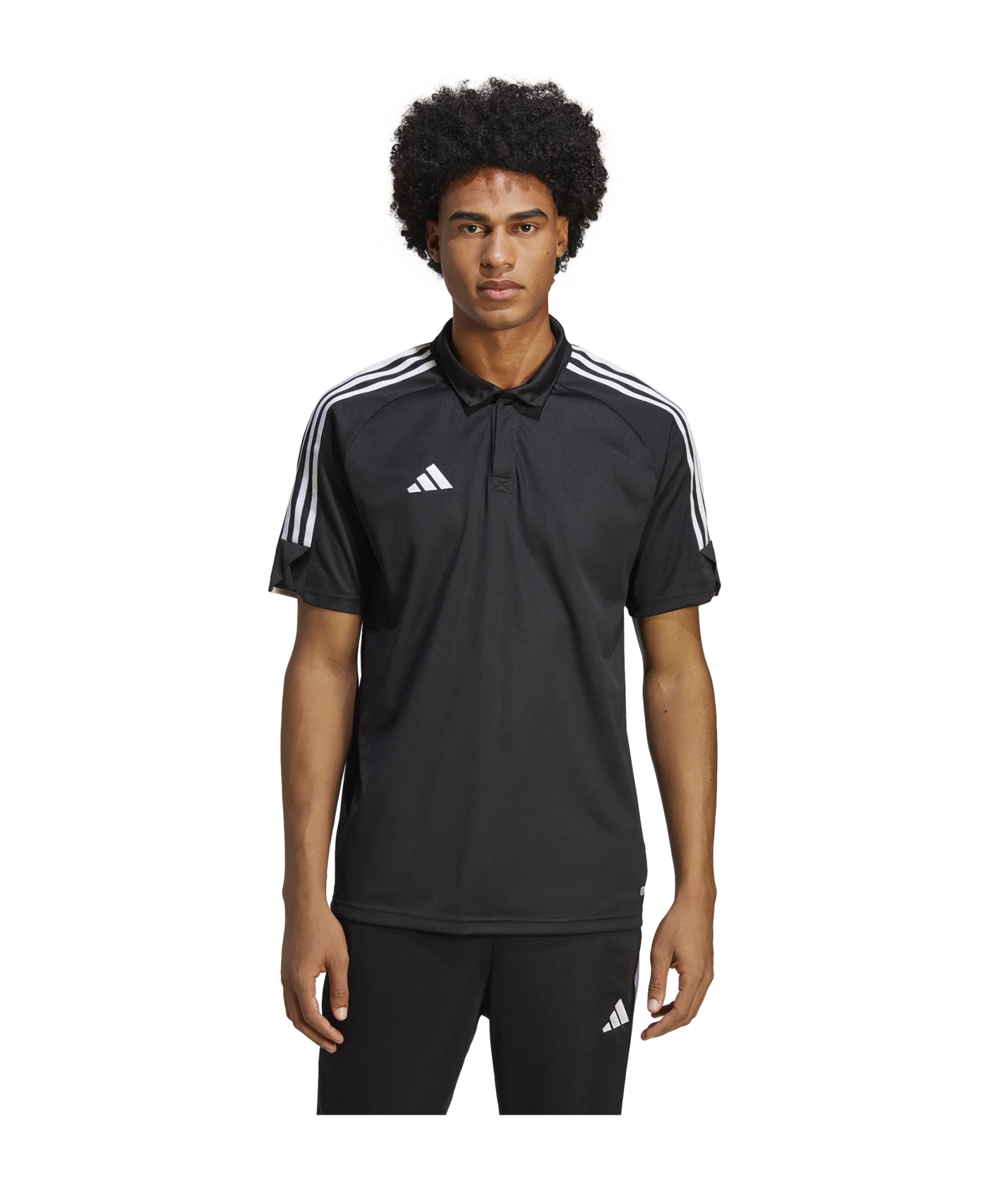 adidas Tiro 23 Poloshirt Schwarz