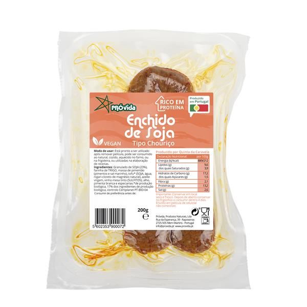 Enchido De Soja (Tipo Chouriço)