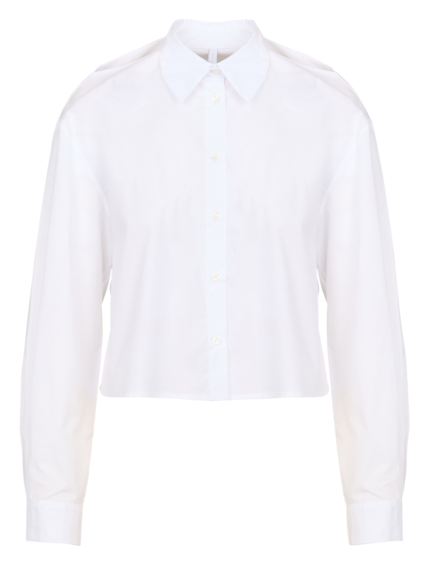 Chemise col classique en coton | Blanc