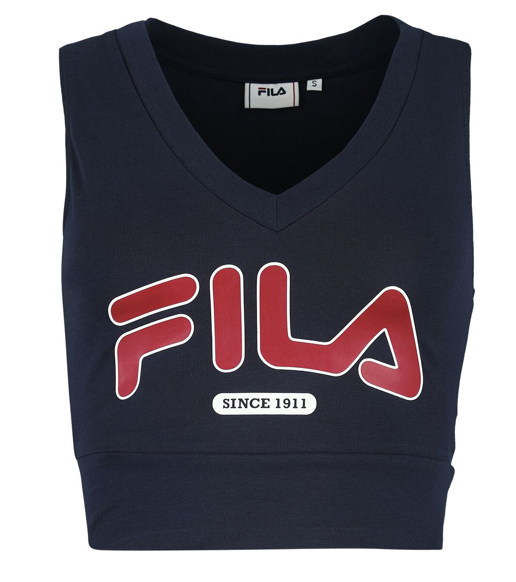 LAIXI Cropped V-Neck Top | Fila Top