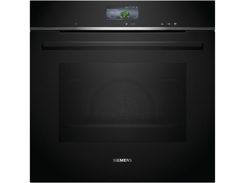 Siemens Einbaudampfbackofen iQ700 HS736G3B1C Schwarz A Einbau-Kompaktbackofen