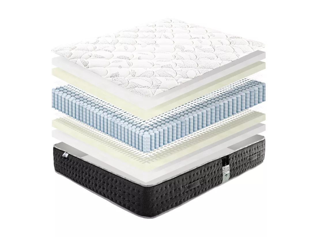 Matelas 160x200 cm, Sérénité, 27cm, Ressorts Ensachés, Soutien très ferme