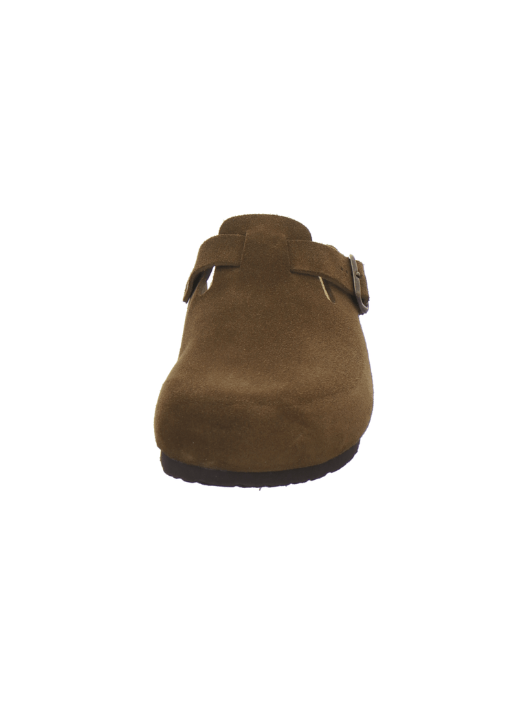 Clogs Herren Leder cafe Velour
