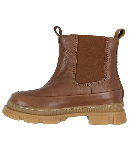 Pom Pom - Klobiger Chelsea Stiefel - Camel