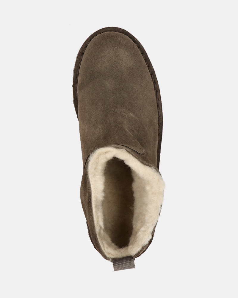 Shabbies Amsterdam Palissa Gevoerde boots  - taupe