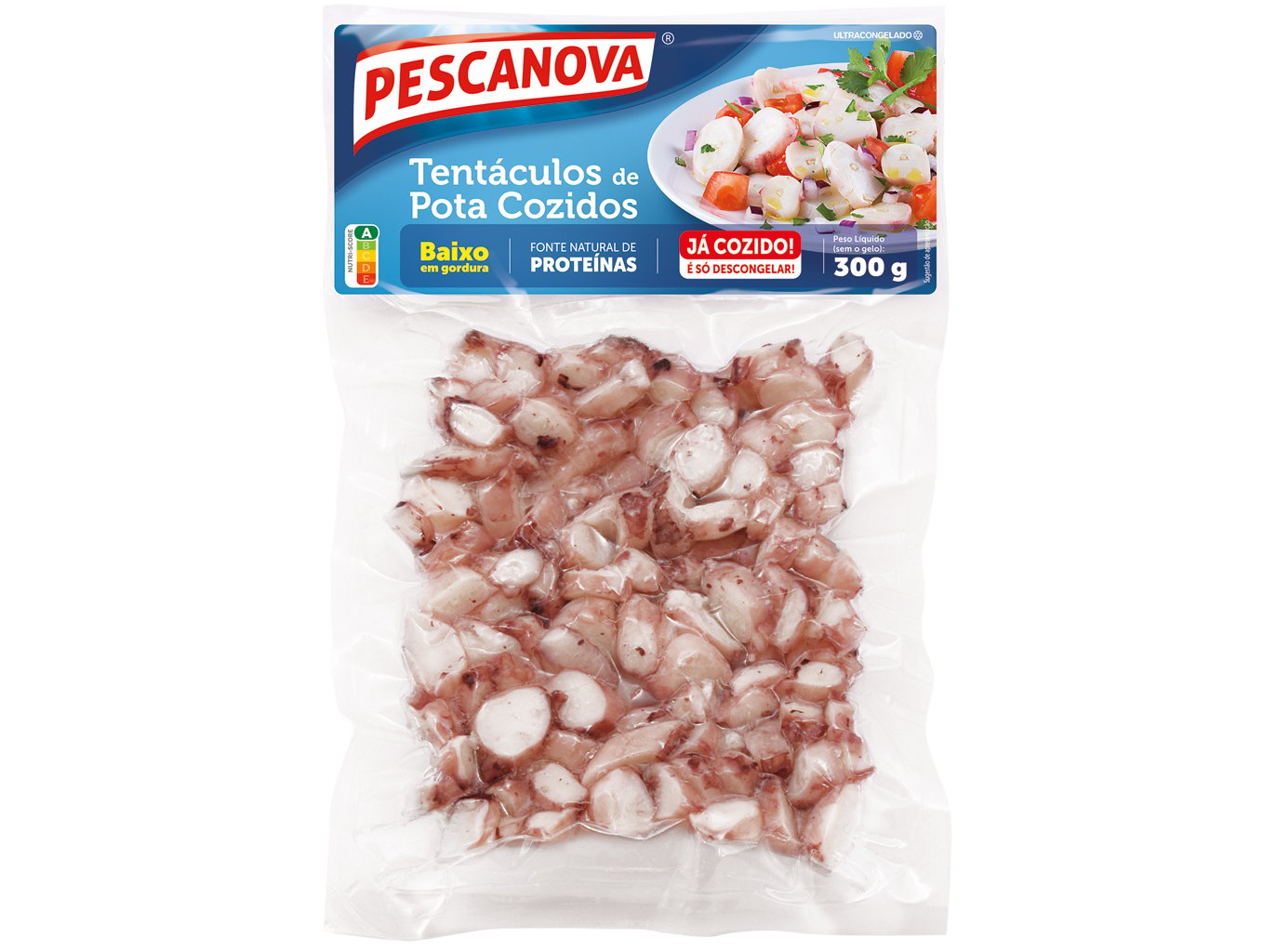 TENTACULOS POTA PESCANOVA COZIDOS 300G