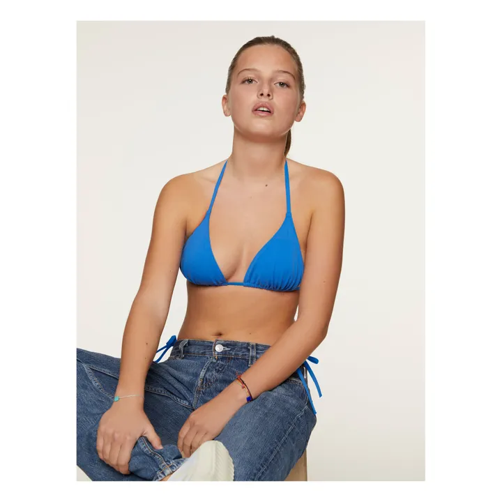 Miska Paris Haut de Maillot de Bain Bio Mini Triangle | Bleu
