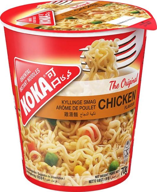 Koka Instant Cup Noedels Kippensmaak 70g