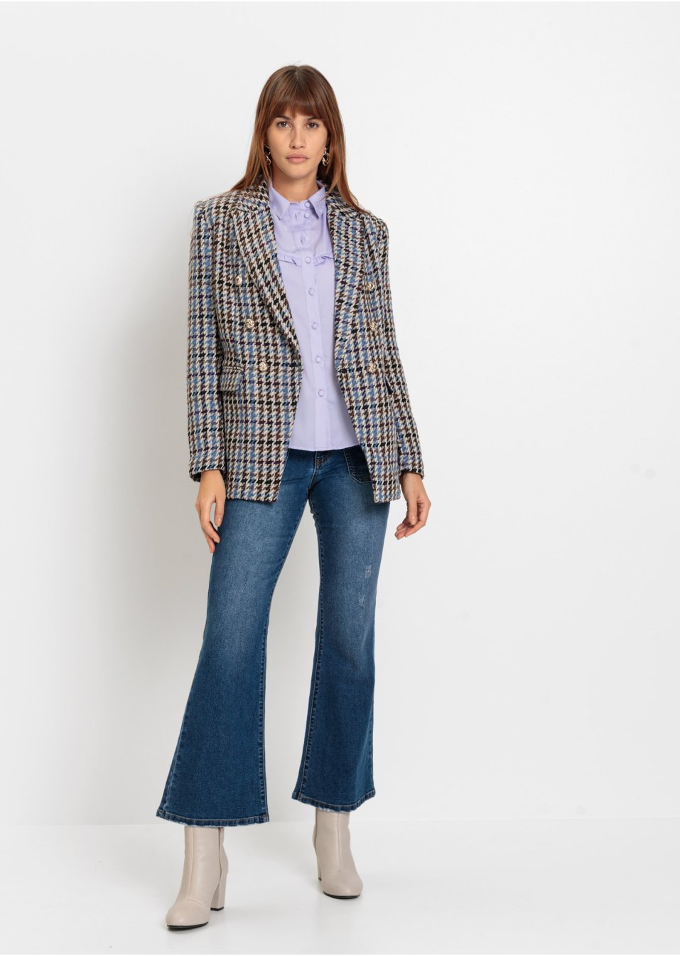 Blazer en tissu structuré