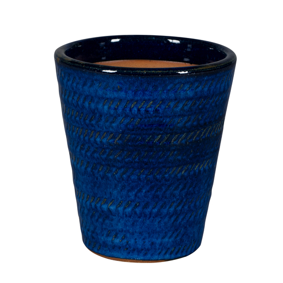 Pot Nirvana bleu - D25xH28cm