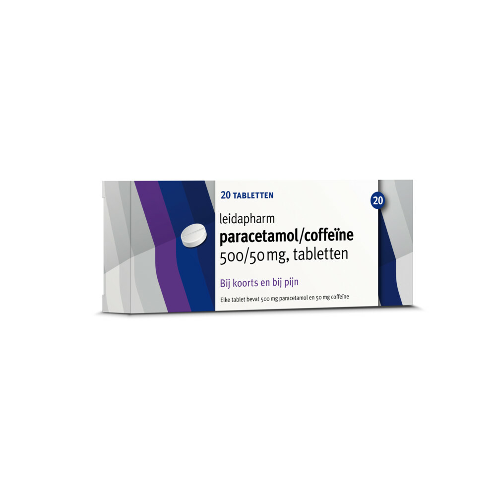 Leidapharm Paracetamol / Coffeine 500 mg / 50 mg20 tabletten