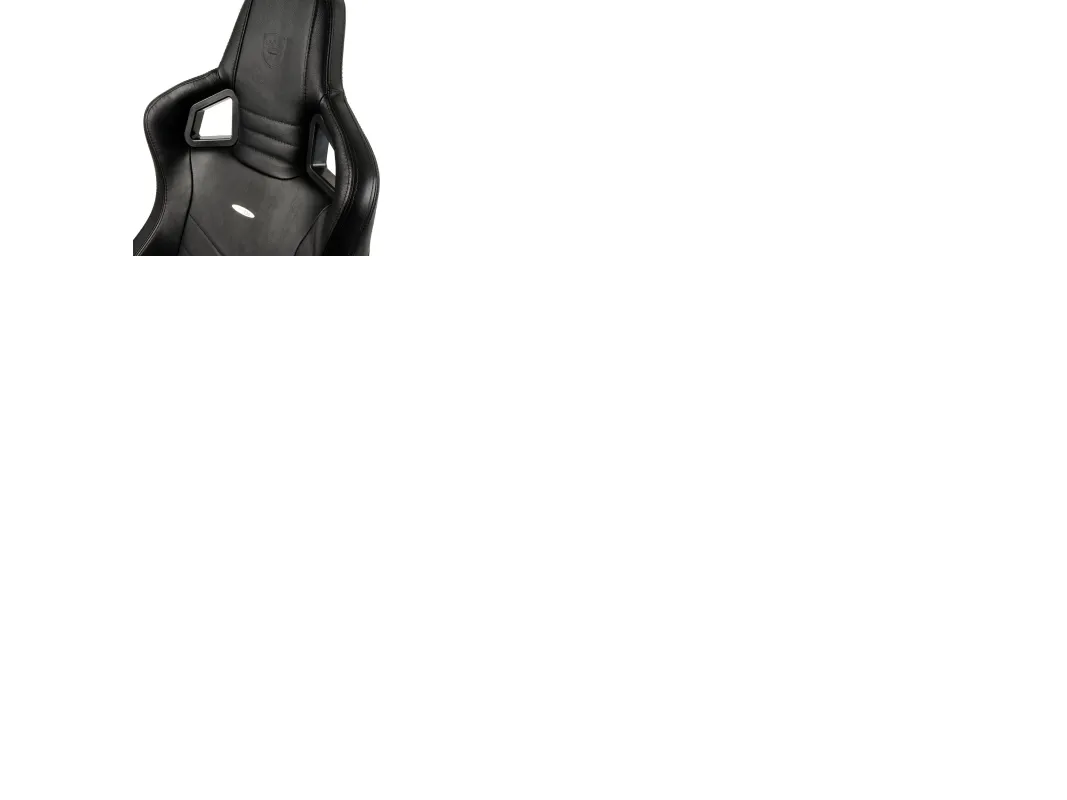 noblechairs EPIC Ægte læder Gaming Stol - sort