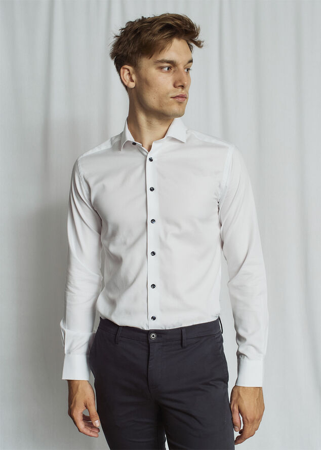 Bruun & Stengade BS Dragic Modern Fit Shirt White