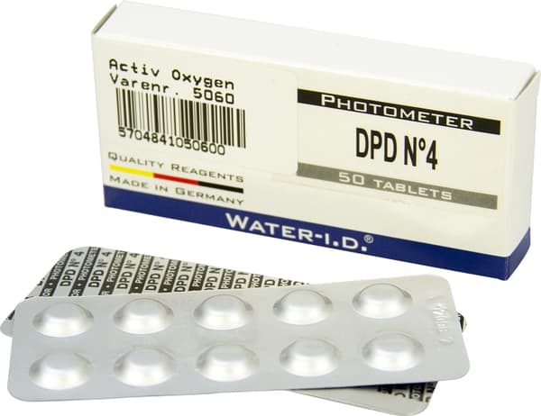 Swim & Fun Pool Lab Refill, DPD No. 4, Active Oxygen, 50 stk