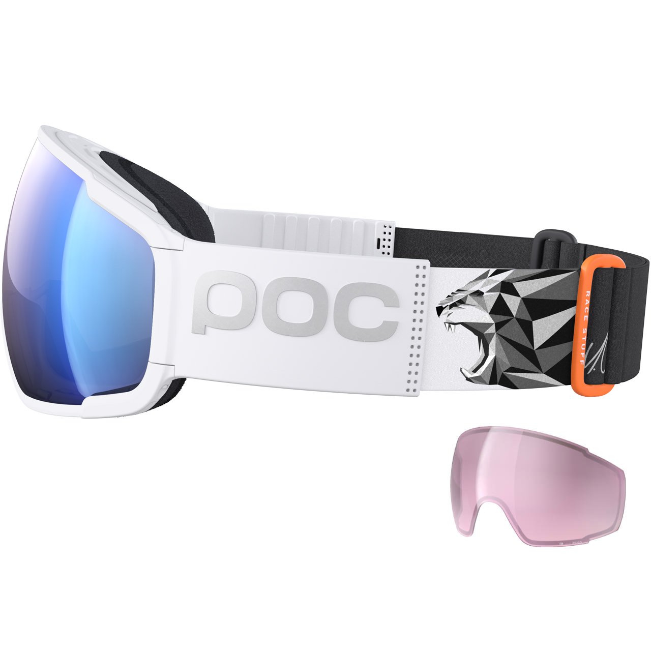 POC Zonula Race Marco Odermatt Edition hydrogen white/uranium black/partly sunny blue   Ersatzscheib | POC Skibrillen | POC | P | MARKEN | XSPO