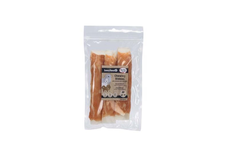 Beeztees Kauwsnack - Hondensnack - 3 Stuks - vis