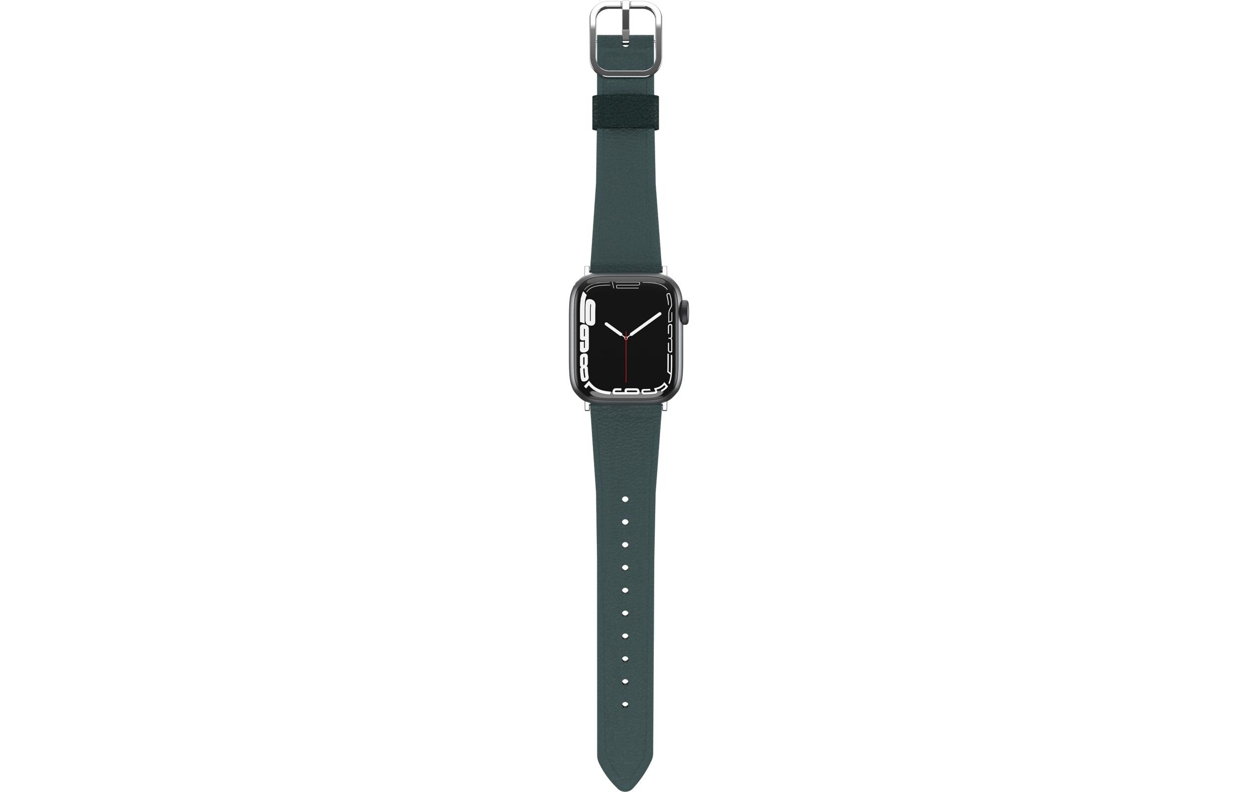 Armband Apple Watch 42/44/45 mm GrünSilikon-Armband zu Apple Watch 42, 44 und 45 mm