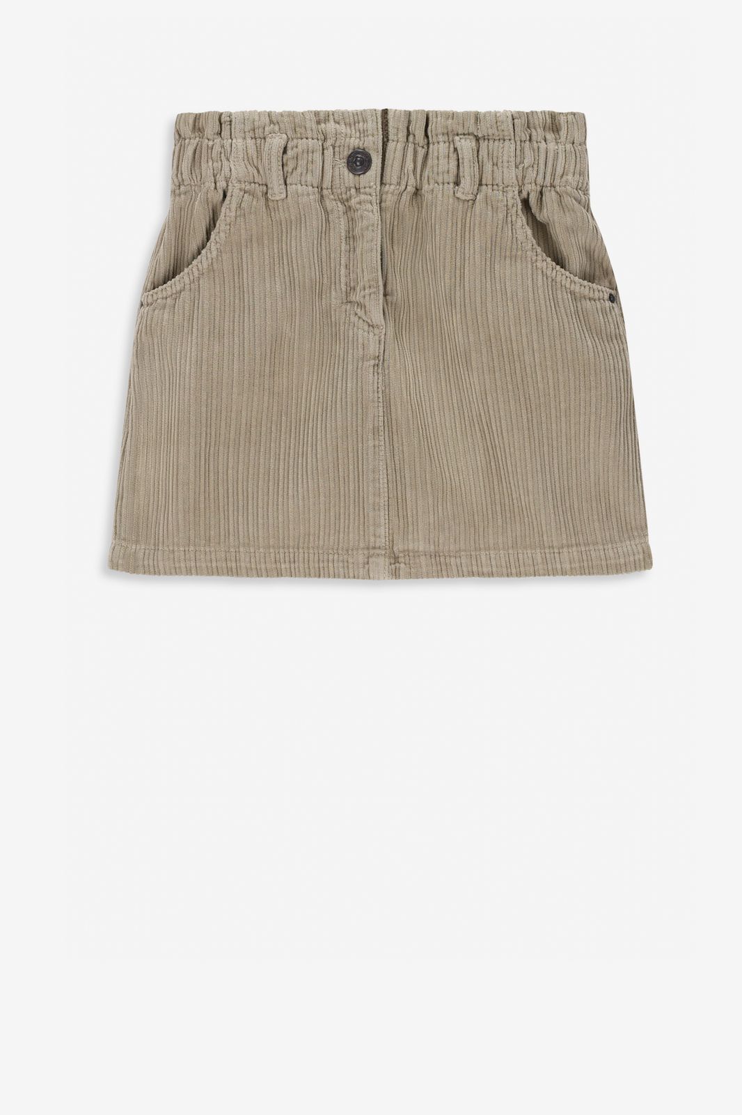 Lichtgroene corduroy rok