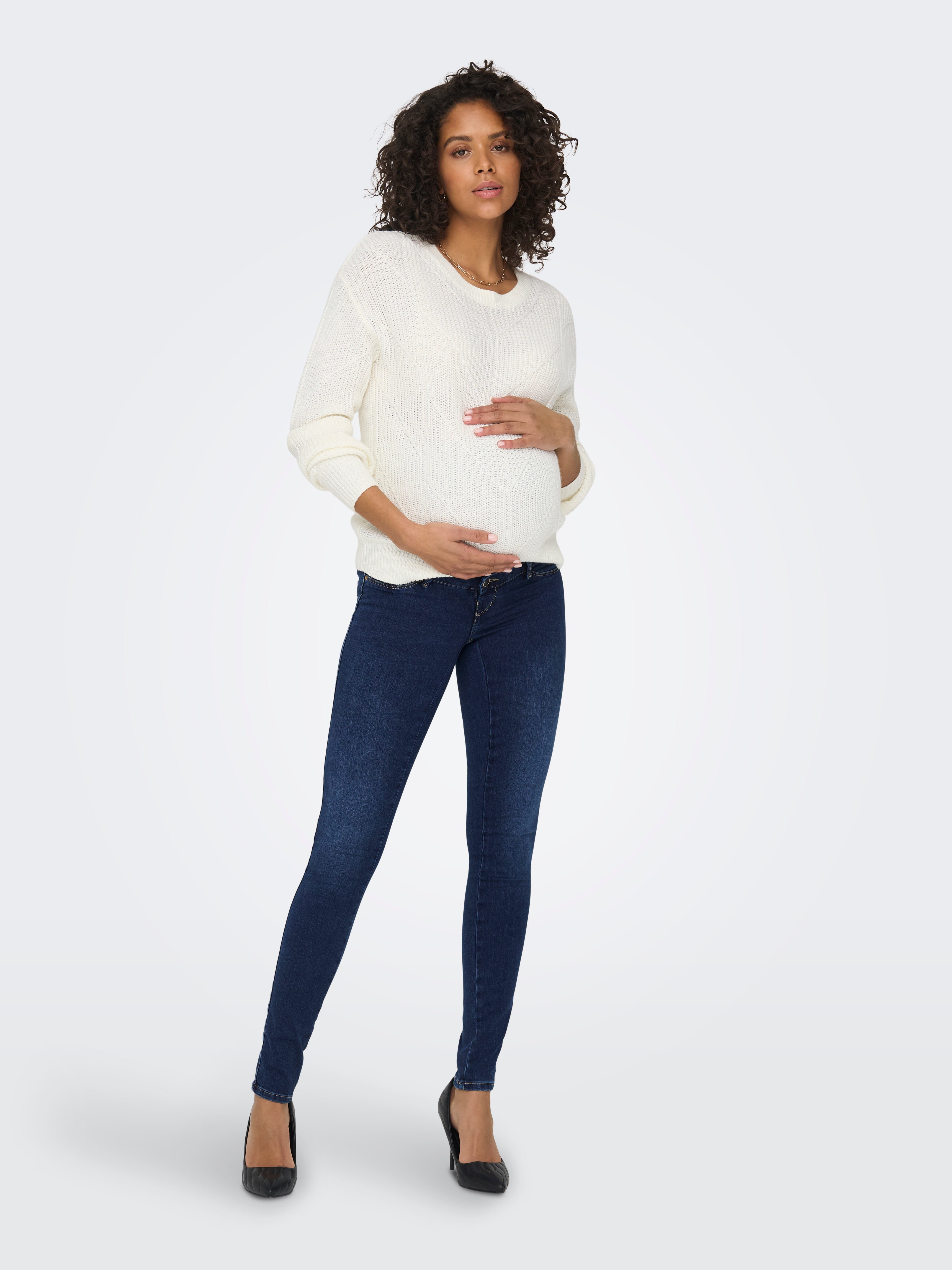 OLMROYAL Skinny Fit Jeans Medium Blue Denim