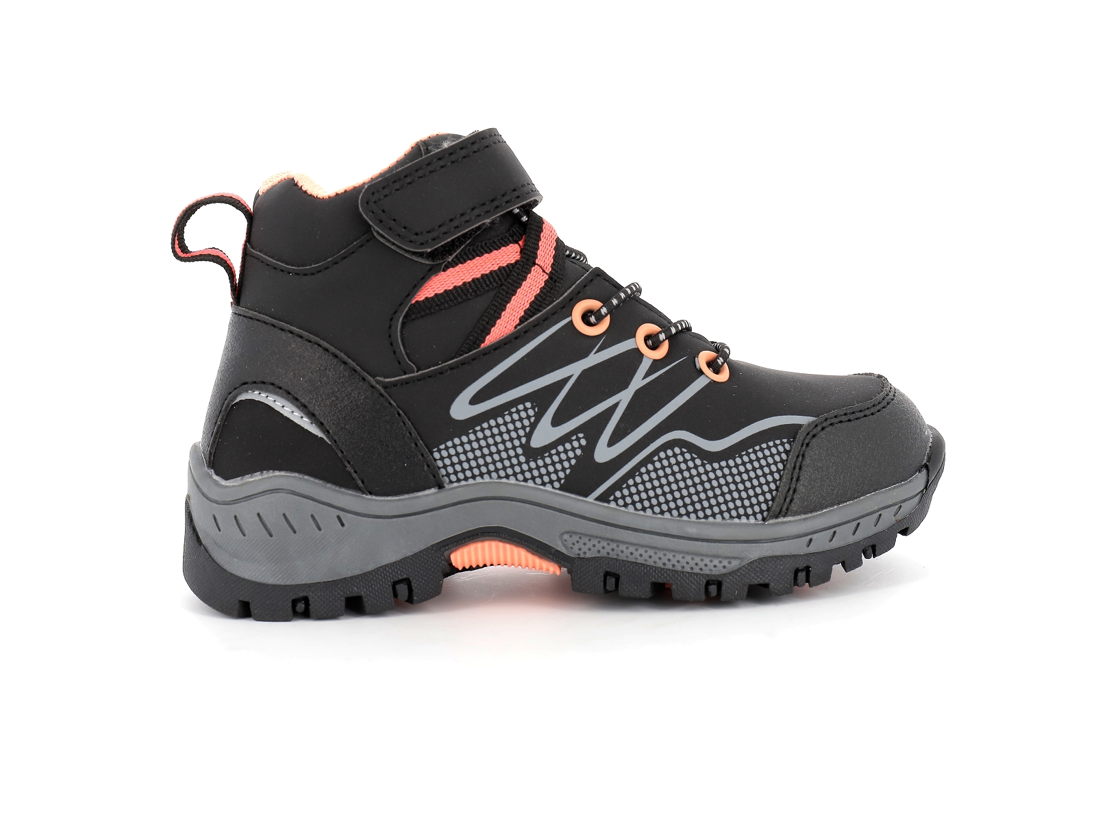 F brand-B337273 Matières combinées Noir Orange