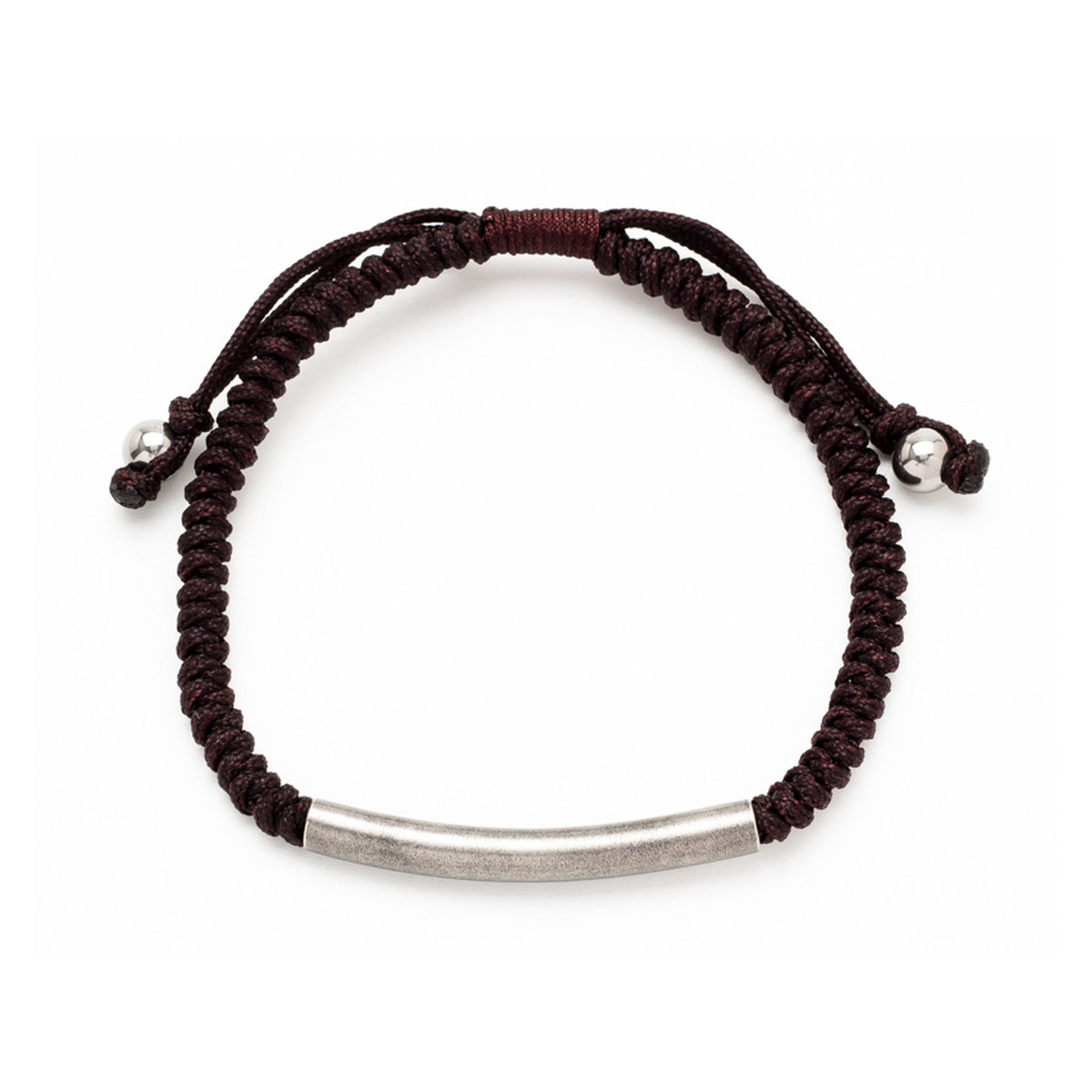 Bracelet cordon marron