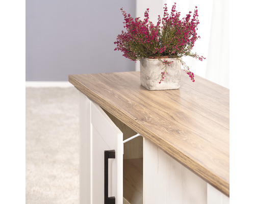 Kast- en ladesloten om te schroeven, wit, 8 stuks