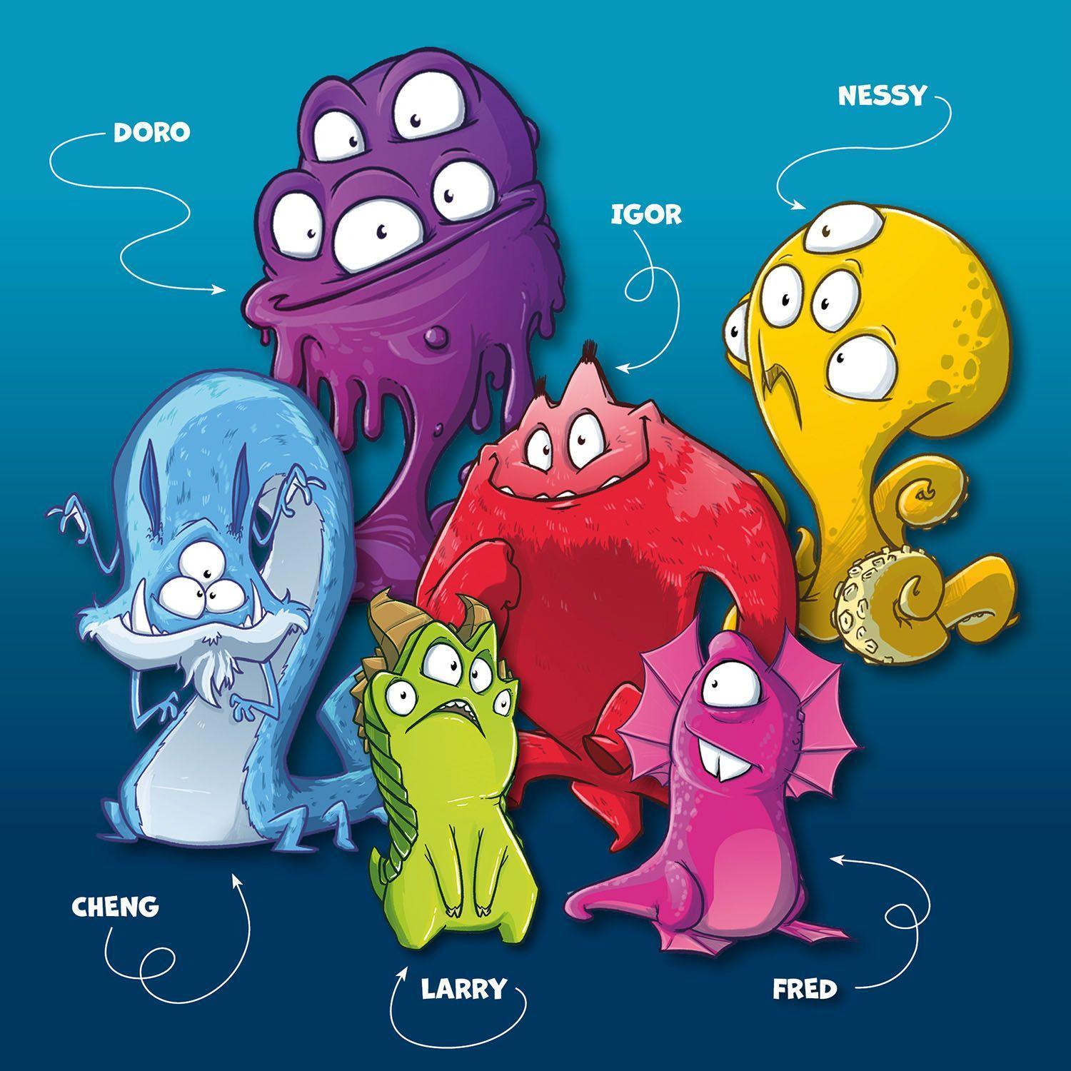 Kartenspiel: Monster 12