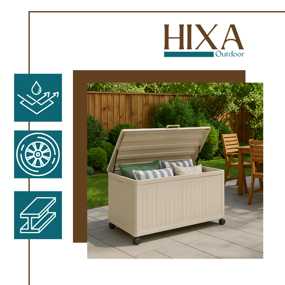 Hesperide HIXA Luxe Opbergbox Tuinkussenbox Soft Close Waterdicht 1...